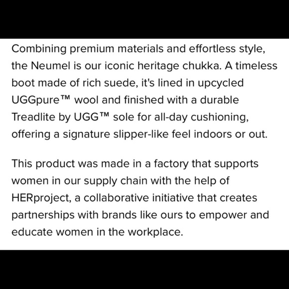 New UGG × Charcoal Neumel Chukka Suede in Chestnut Men's Sz 9 - Picture 4 of 15